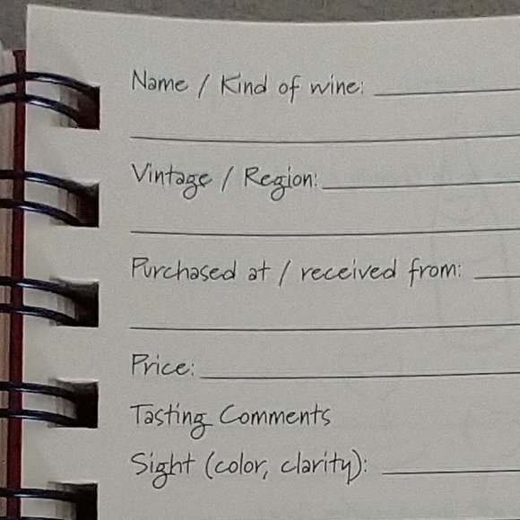 New Wine Charms (set of 6) and Drink Markers/Charms (set of 6) plus wine journal - Picture 12 of 14
